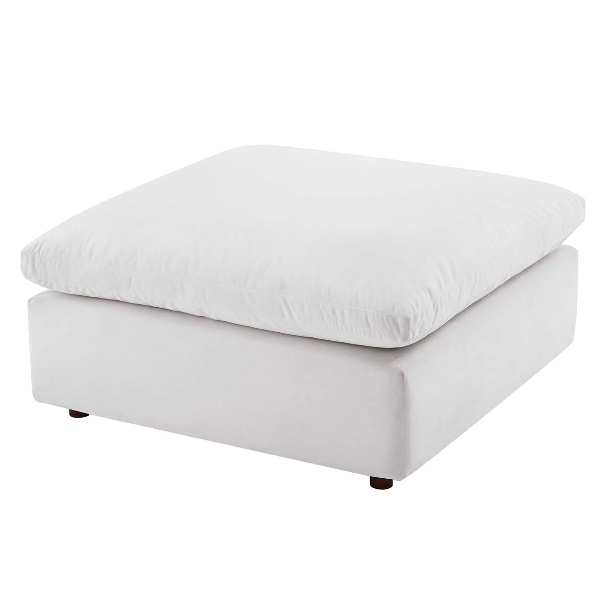 White Velvet Sectional Sofa Set P545530