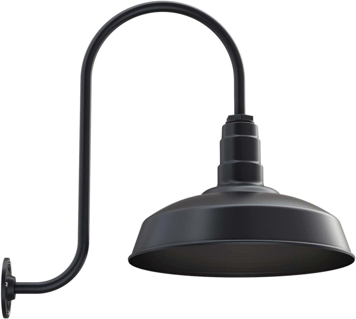 16 Dome 23 Gooseneck Galvanized Outdoor Wall Mounted Barn Light J6646