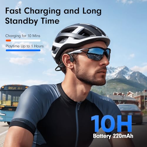 Bone Conduction Open Ear Headphones with Mic B493576