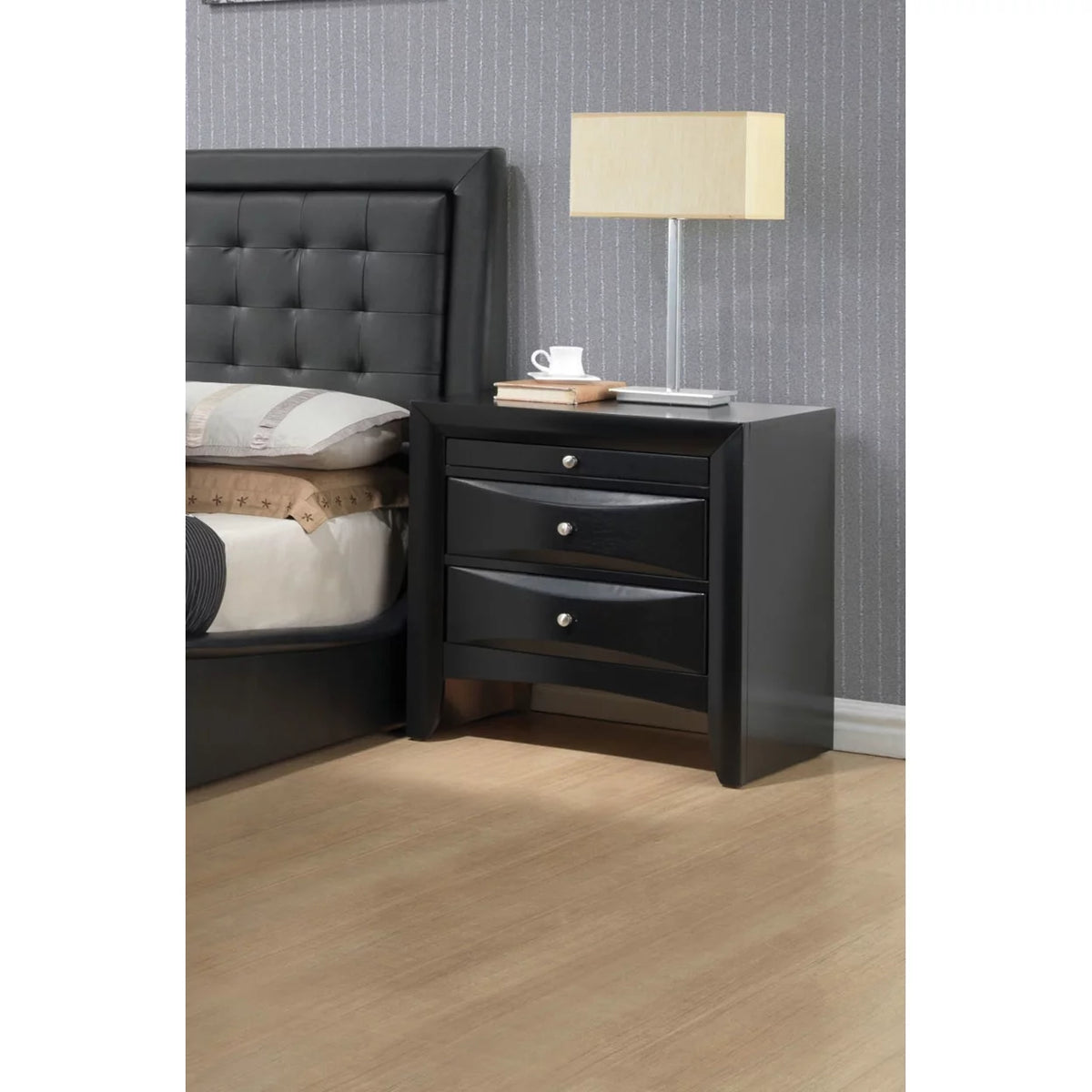 2 Drawer Wood Nightstand T30103