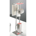 Free Standing Toilet Brush Holder Pink Y1487