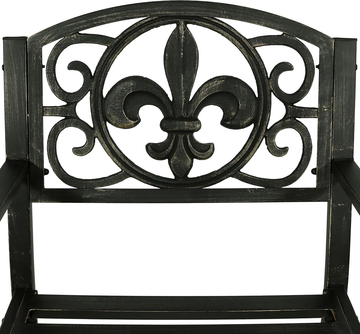 Cast Iron and Steel Outdoor Rocking Chair W601478
