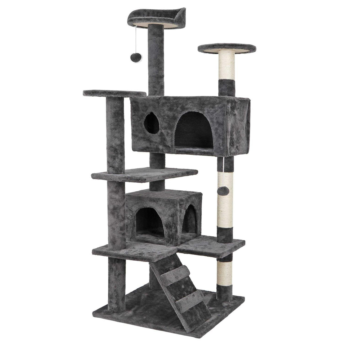 Cat Tree Multi-Levels Condos Scratching Post Tower T252