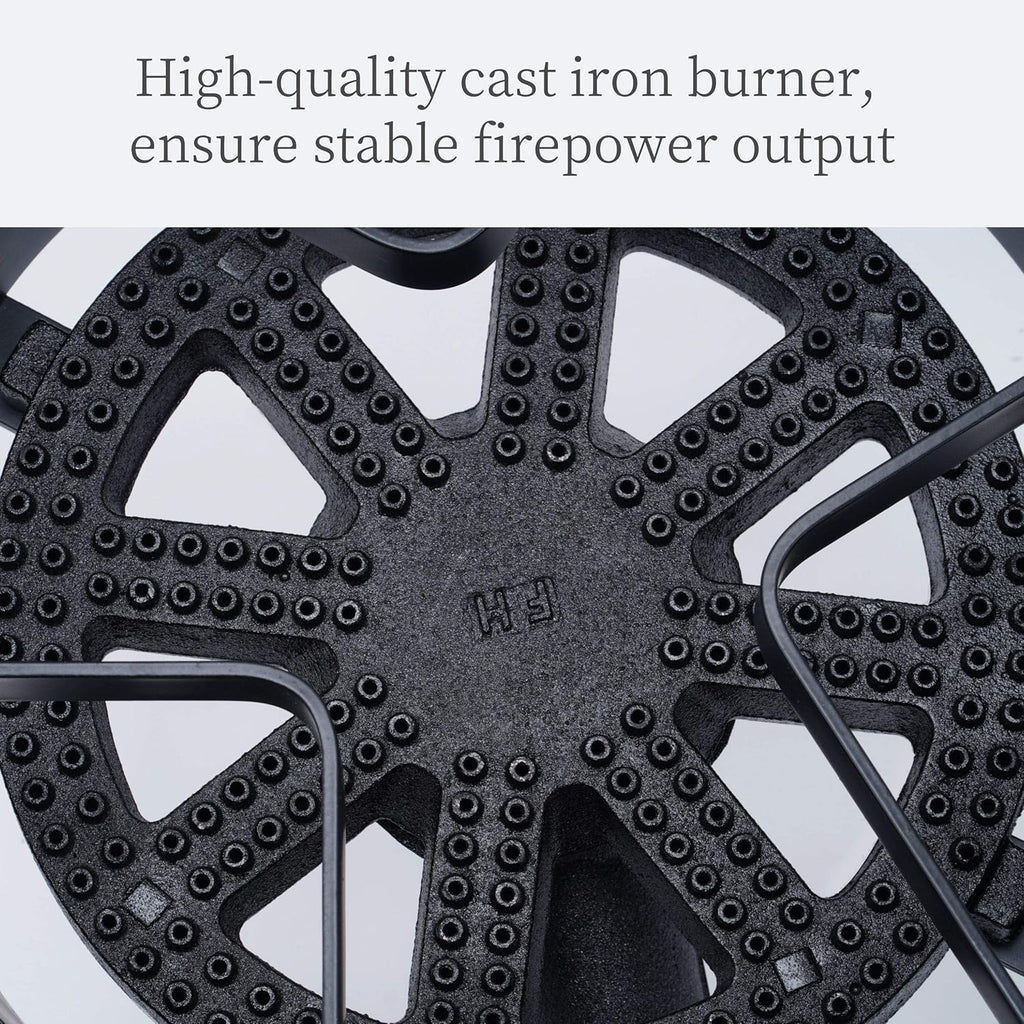 Cast Iron Propane Burner 200,000 BTU with Regulator & Hose W131