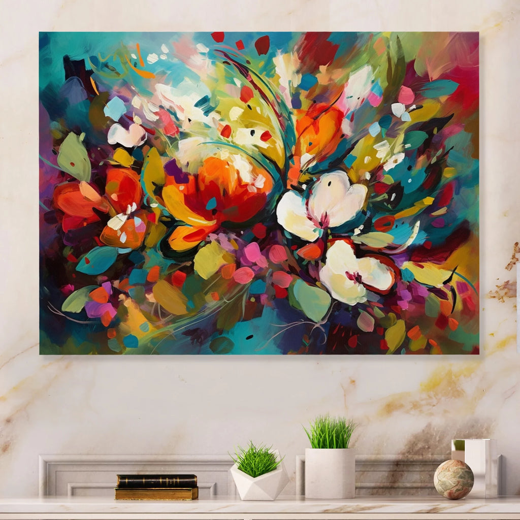 Floral Metal Art Print W128505