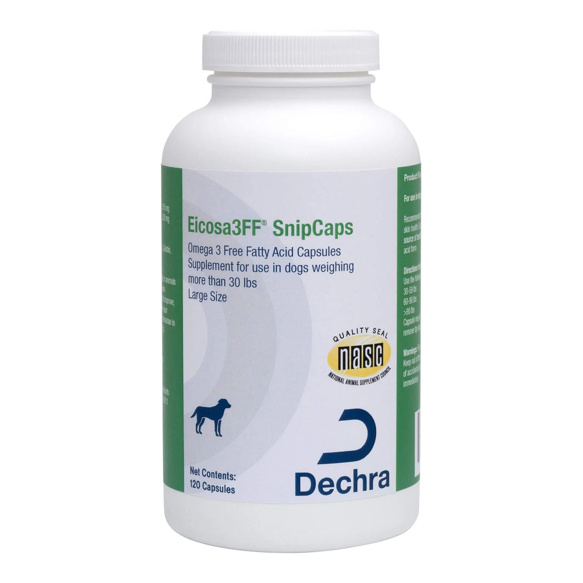 Omega 3 Free Fatty Acid Capsules for Dogs, 120 ct E32087