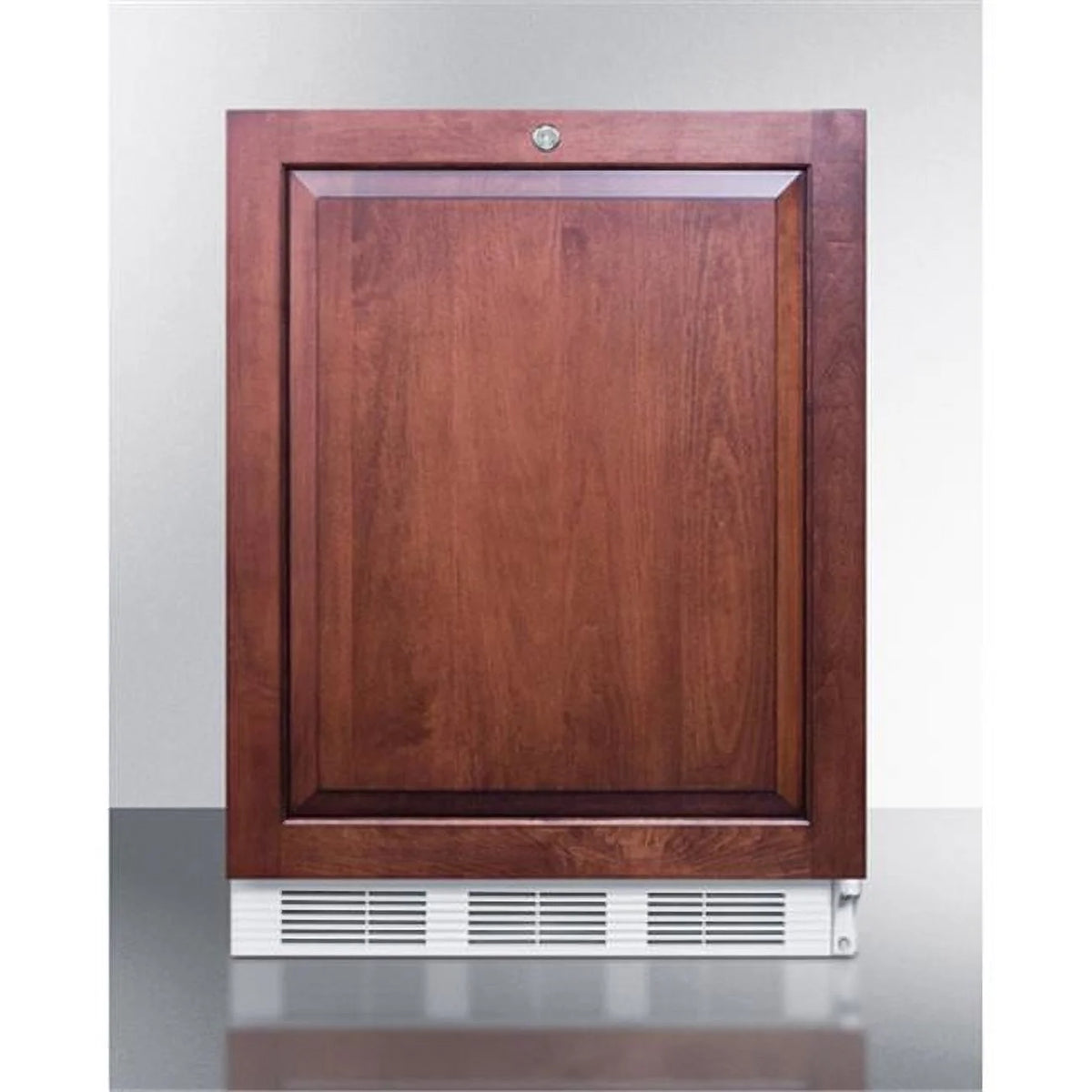 Built-In Undercounter ADA Compliant Refrigerator-Freezer, White Cabinet U189576