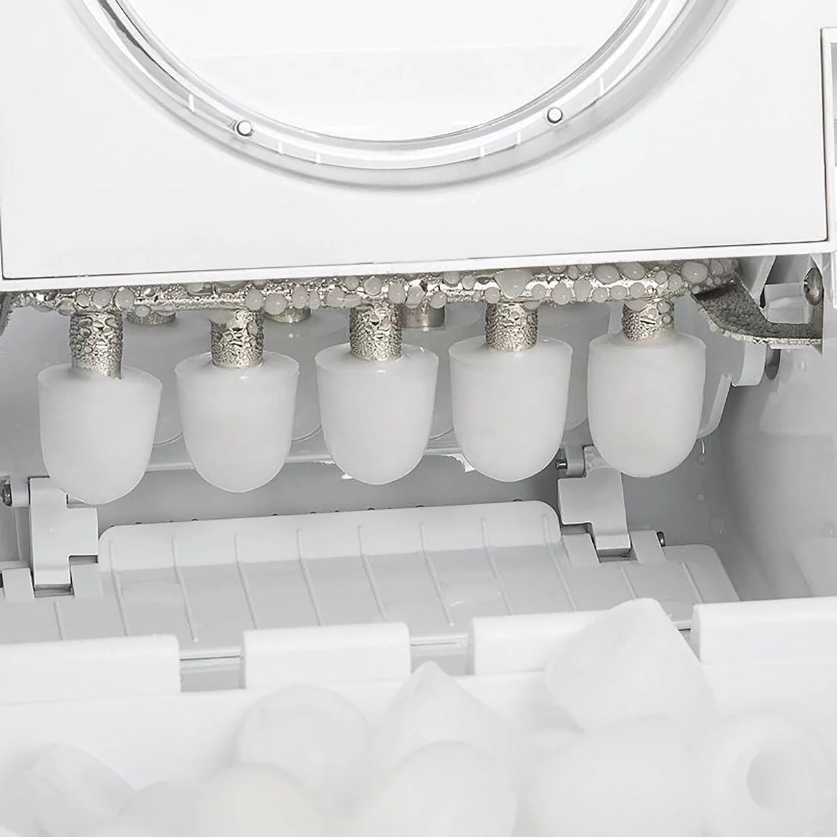 2.3 Qt. Stainless-Steel Counter Top Ice Maker O623