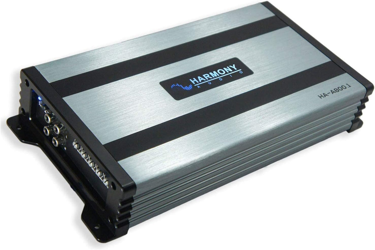 Black Dual 10 Sub Box Enclosure & Amp Y970