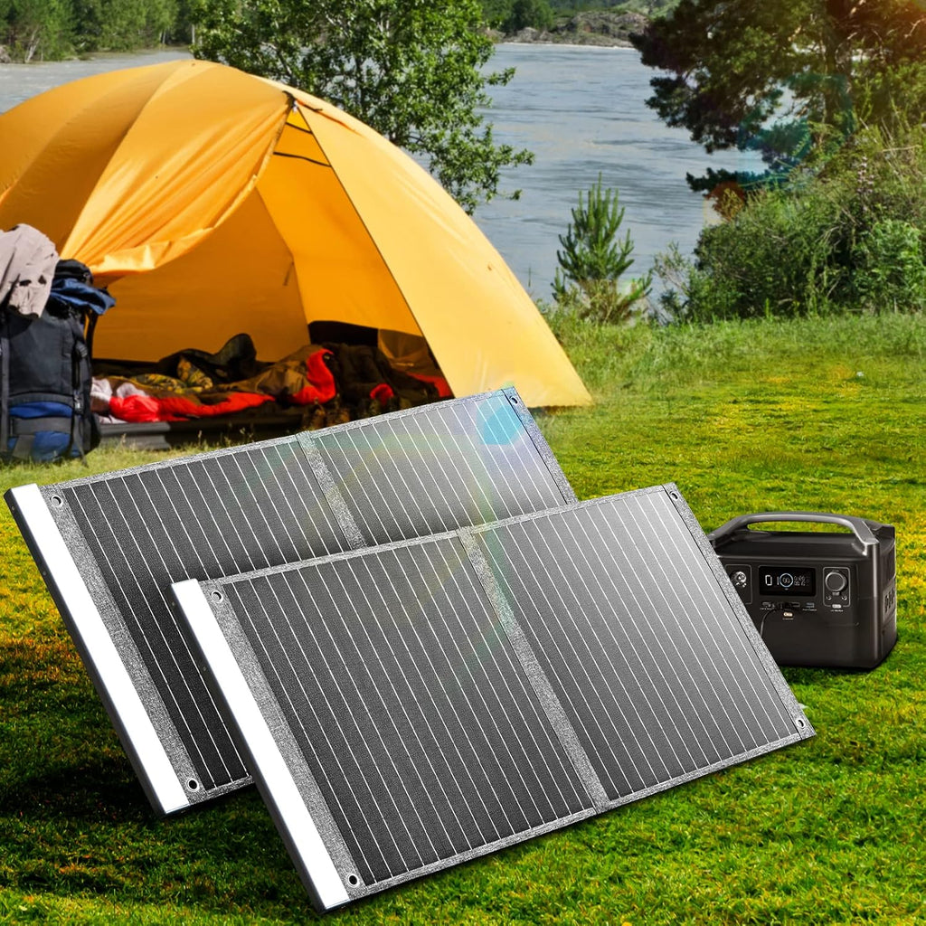 100W Portable Foldable Monocrystalline Solar Panel D459