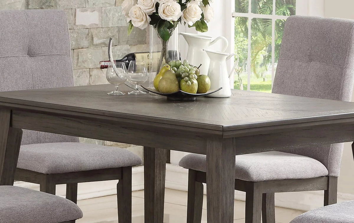 Gray Veneer Wood Dining Table C553740