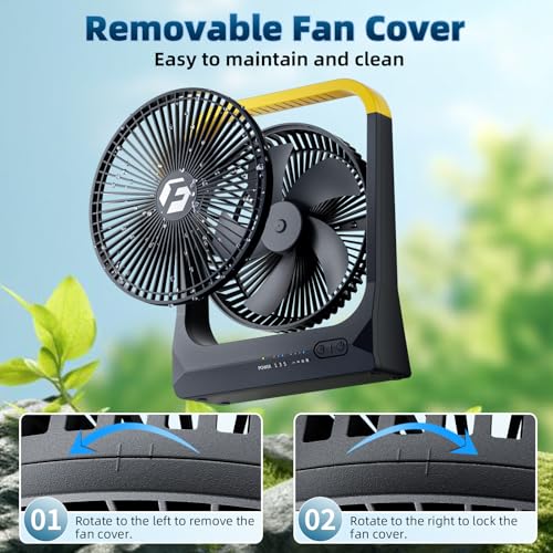 Battery Powered Operated Portable Fan Rechargeable 20800mAh M562