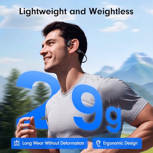 Bone Conduction Open Ear Headphones with Mic B493576
