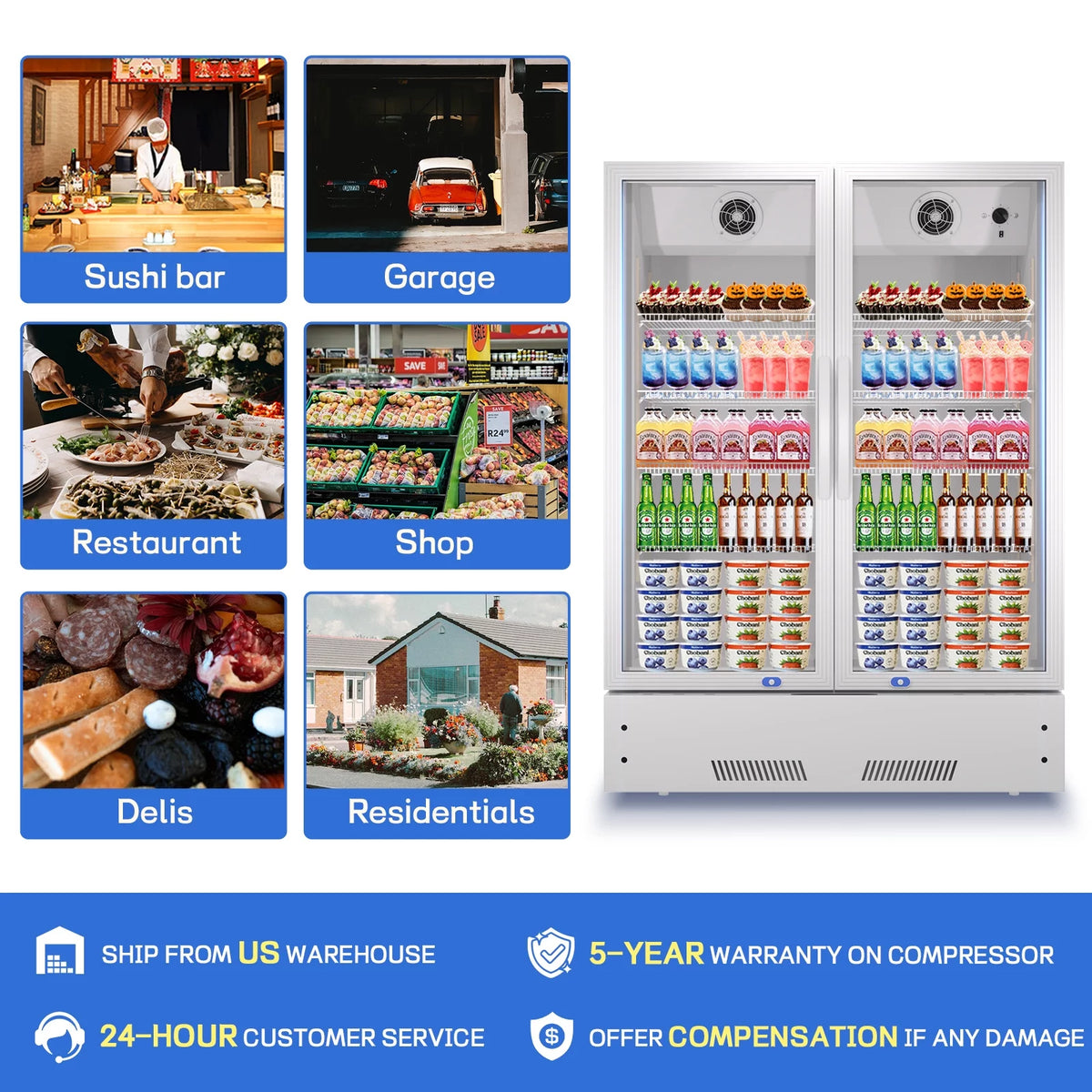 17.1 Cu.Ft Display Fridge X37660