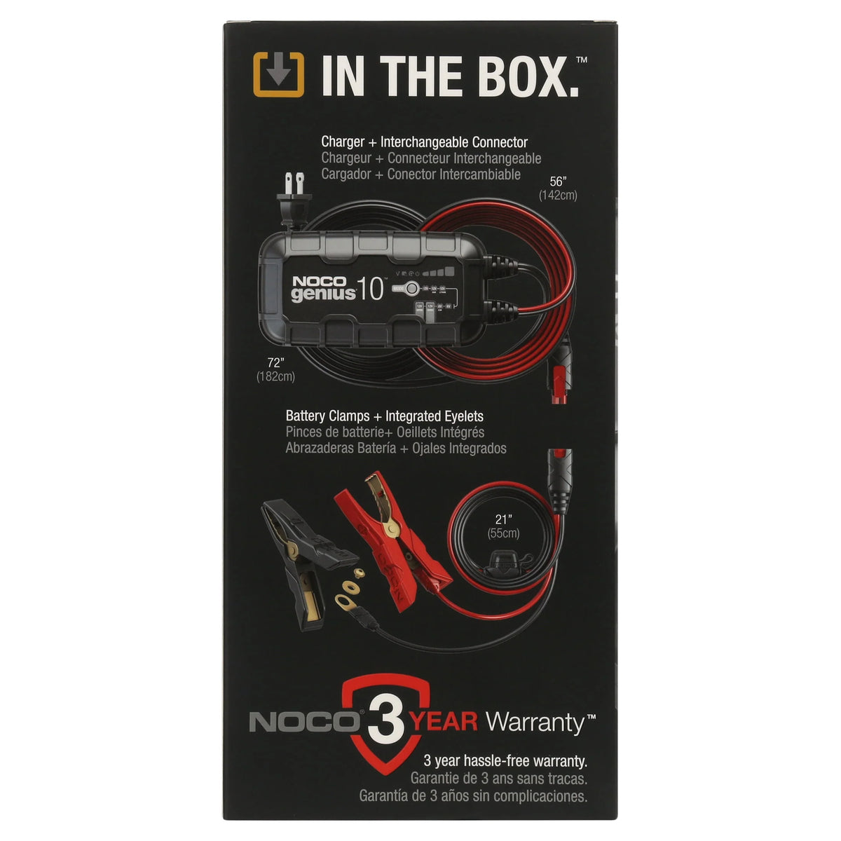 6V/12V 10A Smart Battery Charger and Maintainer N556499