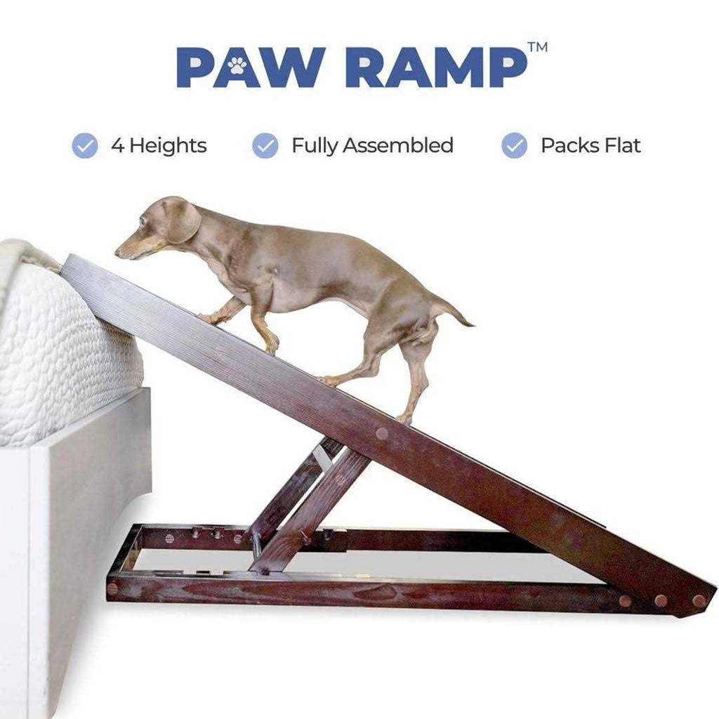 Natural Wood PawRamp for Small & Large Dogs U82142