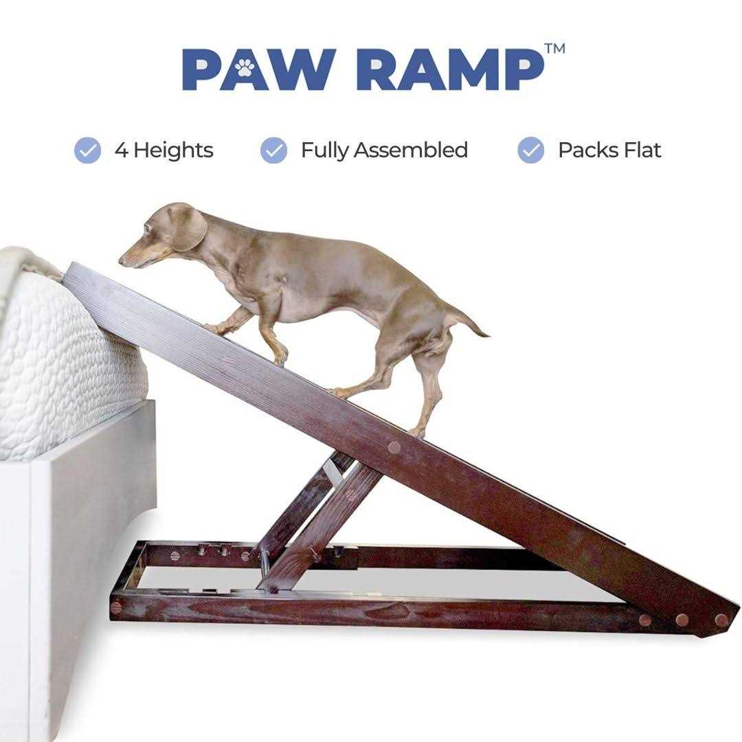 Natural Wood PawRamp for Small & Large Dogs U82142