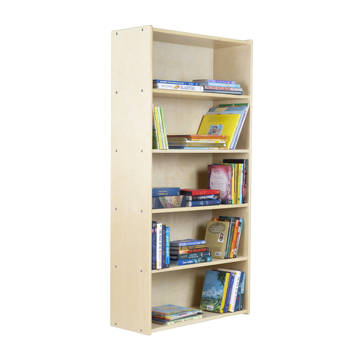 5 Shelf Wooden Bookcase S877374