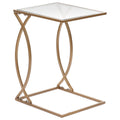 Gold Metal C Accent Table L6037