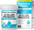Probiotics 60 Billion CFU 10 Strains Organic Prebiotics 60ct E11107