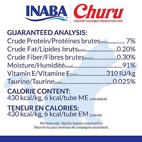 Grain-Free Lickable Creamy Cat Treat 60 Servings Tuna & Chicken R5691