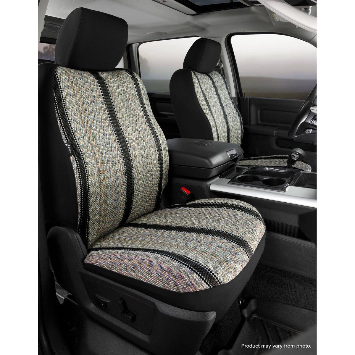 Black Custom Seat Covers N333
