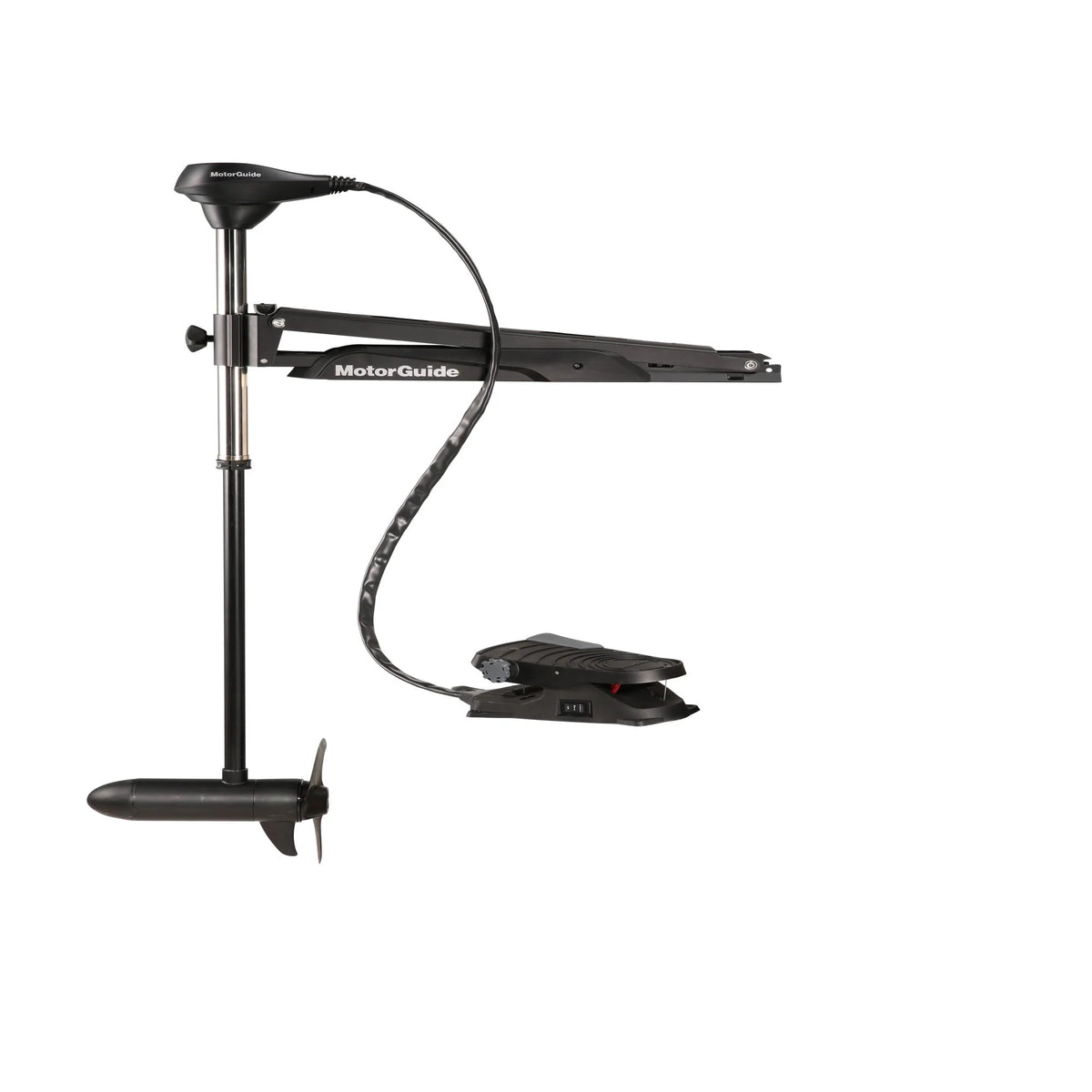 Freshwater Bow Mount Trolling Motor Cable Steer Foot-Control 36-Inch Shaft 55-Pound Peak Thrust Y7113