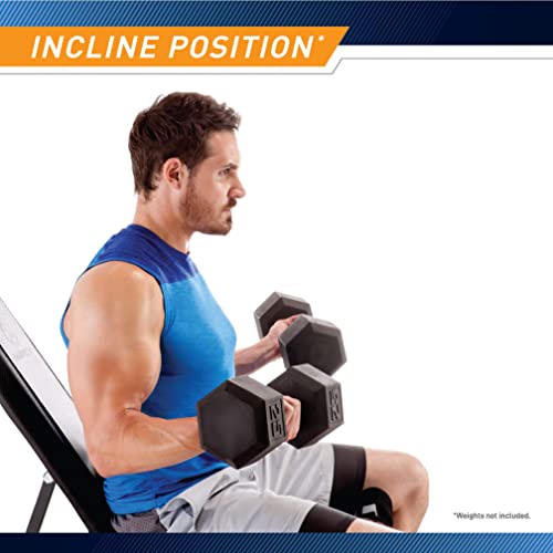 Black Exercise Utility Bench C312