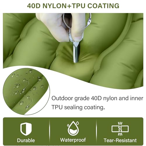 Ultralight Inflatable Camping Sleeping Pad with Pillow S648