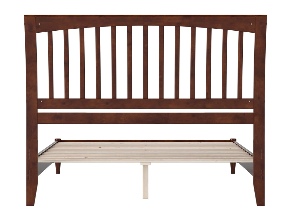 Queen Solid Wood Sleigh Platform Bed D395288