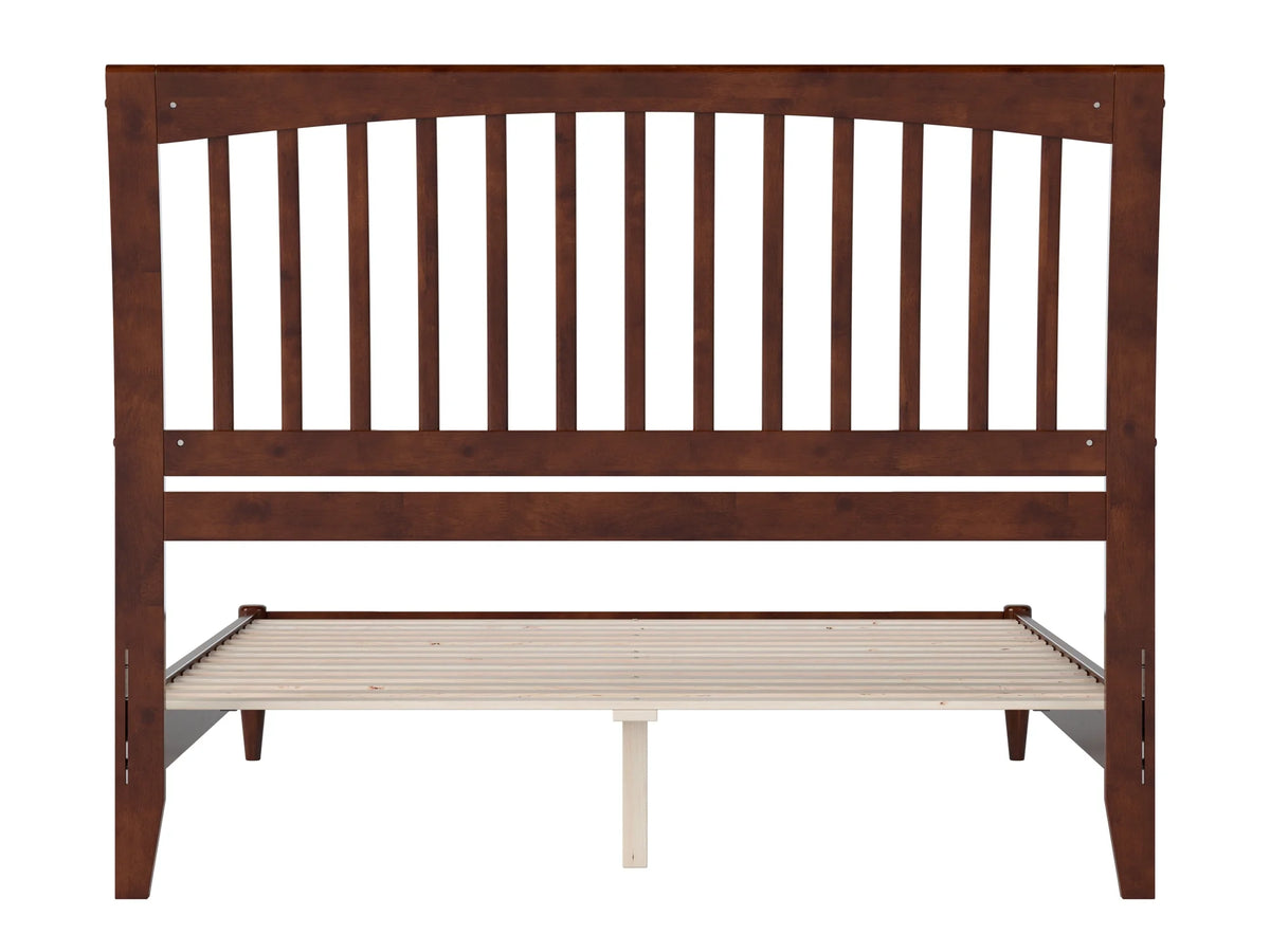 Queen Solid Wood Sleigh Platform Bed D395288