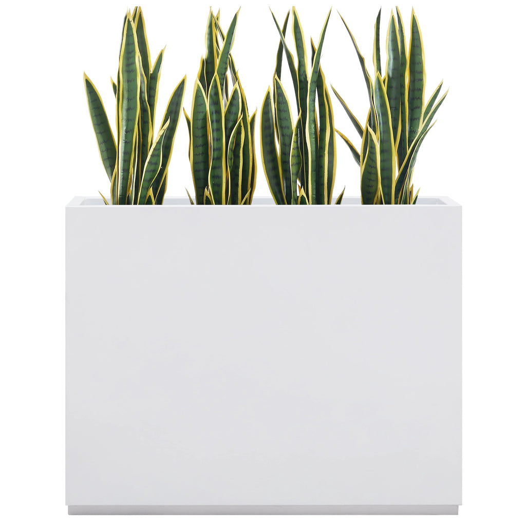 White Metal Planter Box Z607694