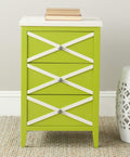 Lime Green 3-Drawer Side Table D33779