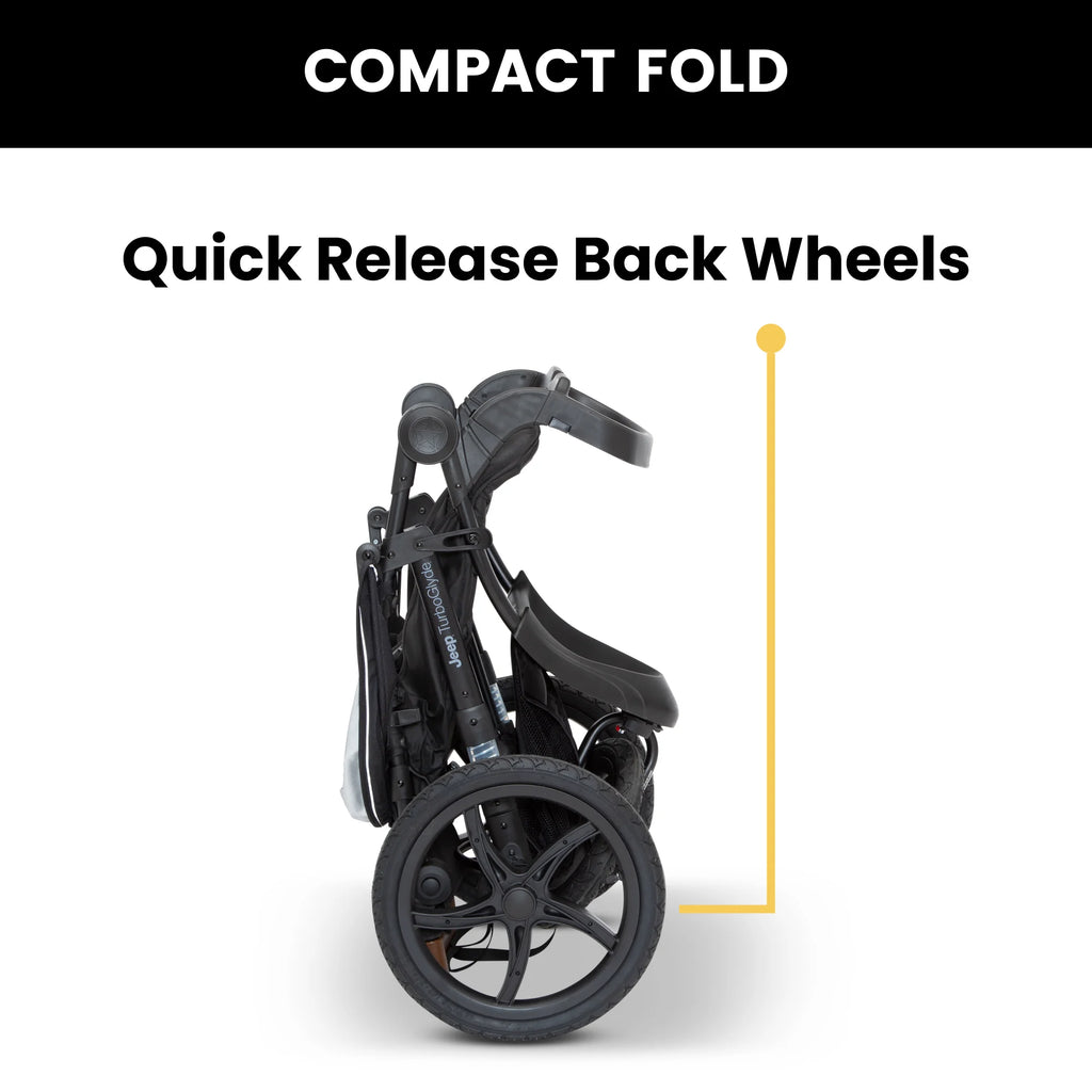 Black Jogging Stroller M2467
