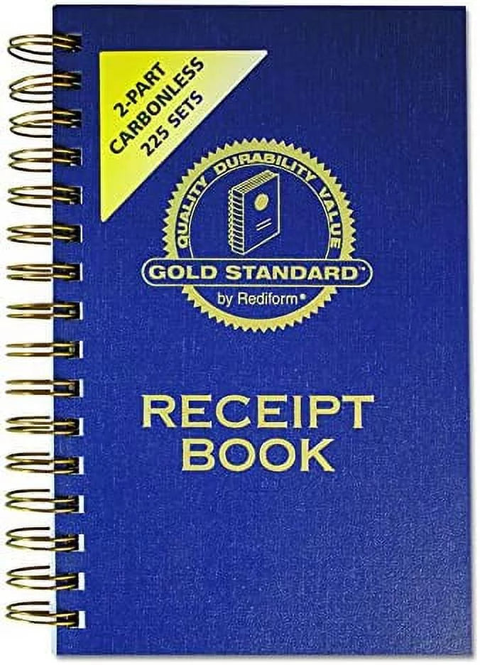 Money Receipt Book, 225 Numbered Duplicates M681351