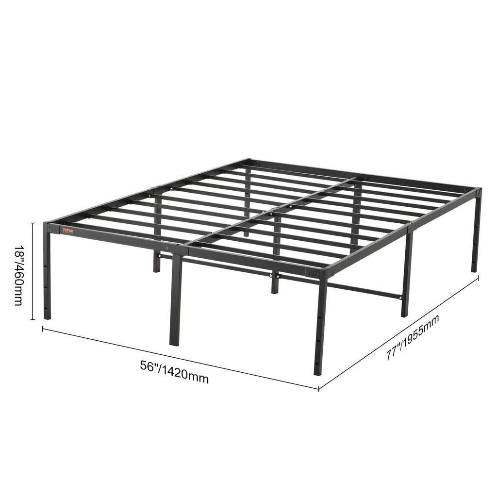 Full Size 18 inch Metal Bed Frame K466889
