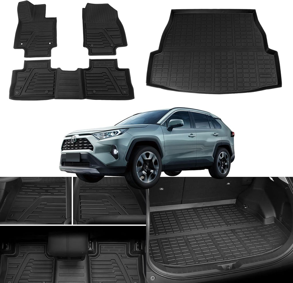 TPE All Weather Cargo Liner Trunk Mats Set of 4 S883
