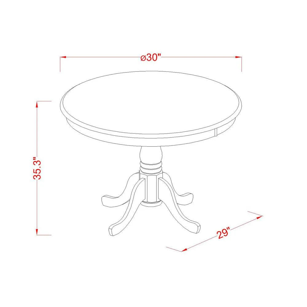 36" Wood Counter Height Dining Table Q49921