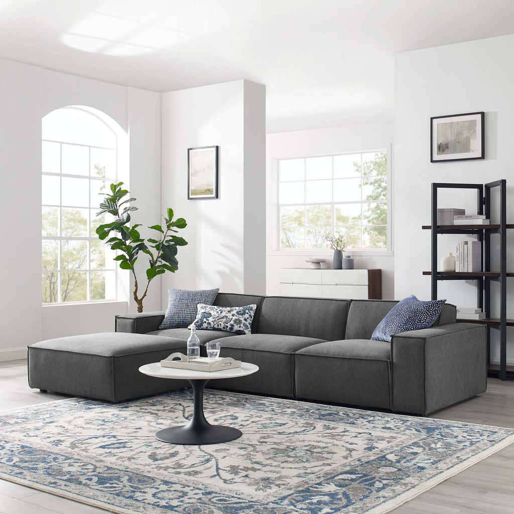 Charcoal 4-Piece Sectional Sofa I794990