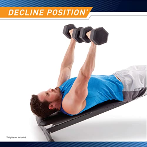 Black Exercise Utility Bench C312