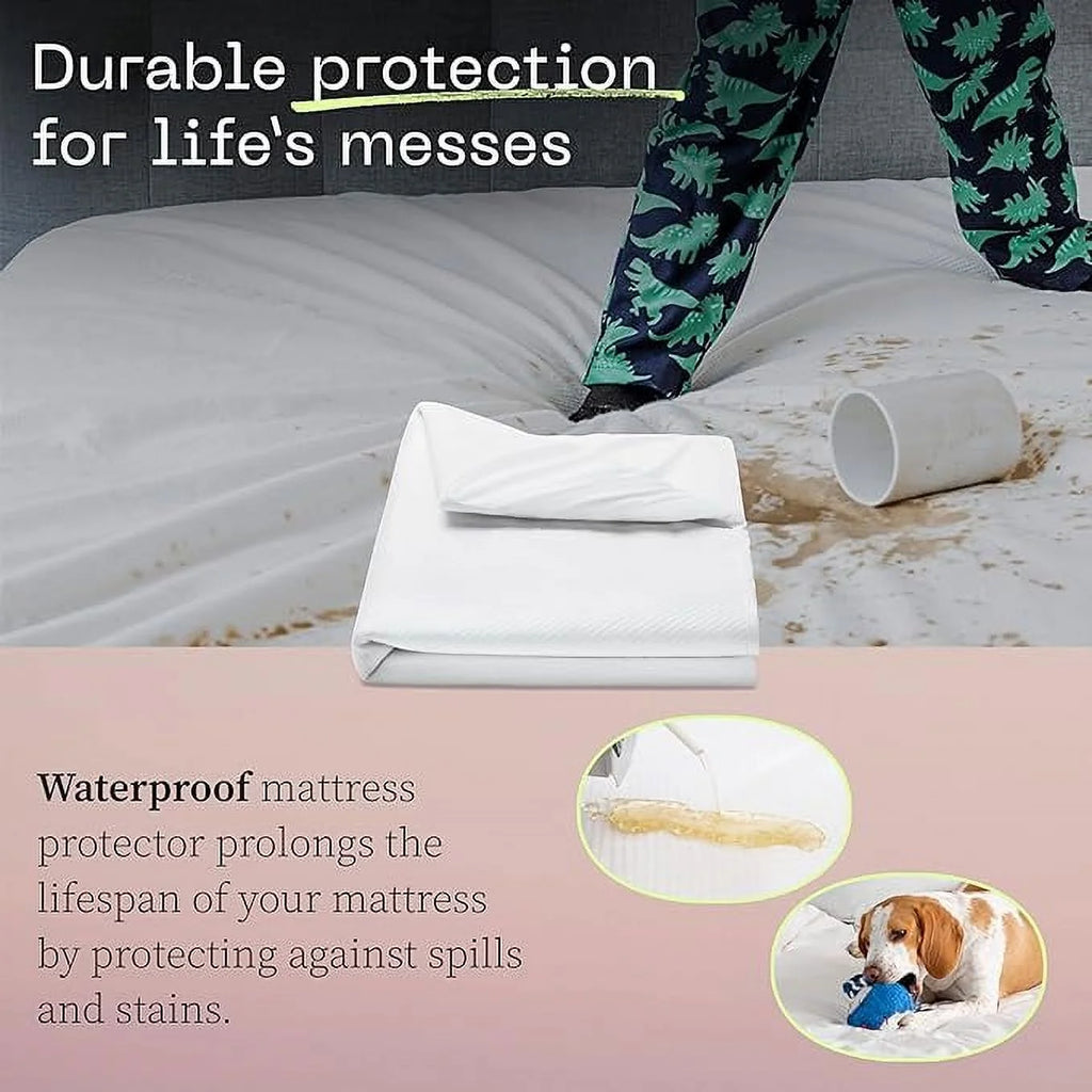 Full Waterproof Mattress Protector Sheet J9783