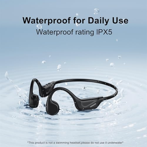 Bone Conduction Open Ear Headphones with Mic B493576