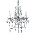 Clear 4 Light Acrylic Crystal Chandelier L8861