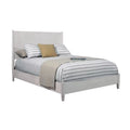 Gray Wood Queen Panel Bed Q7581