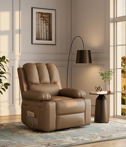 Oversized Grey Recliner Chair with Heat and Massage T2981