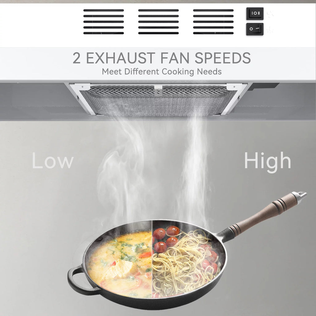 30 inch Under Cabinet Range Hood with LED Light C208