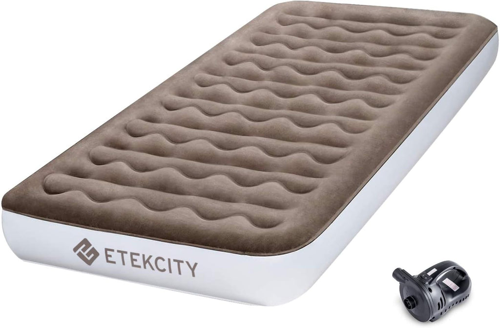 Queen Inflatable Camping Air Mattress with Rechargeable Pump P768