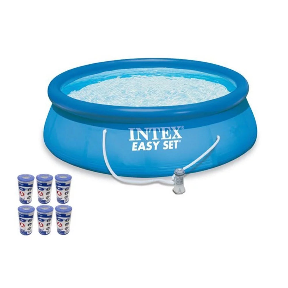 15' x 48 Above Ground Swimming Pool with 6 Replacement Filters V79901