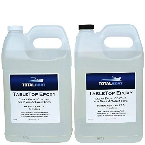 2 Gallon Crystal Clear Epoxy Resin & Hardener Kit X828