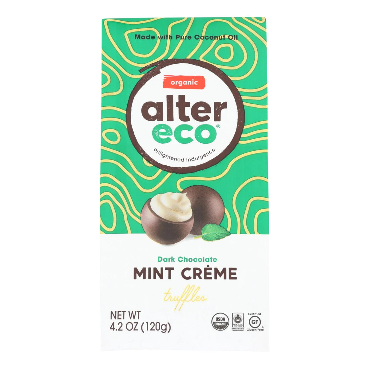 Dark Chocolate Truffles Mint Creme 4.2 oz V6839